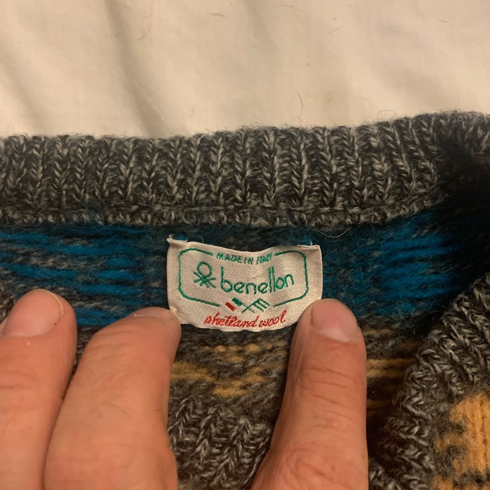 Mint Vintage Benetton sweater purchased 1985